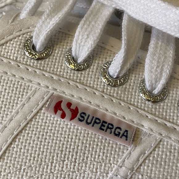 Superga 2790 Lace Up Canvas Platform Sneakers - Picture 5 of 16